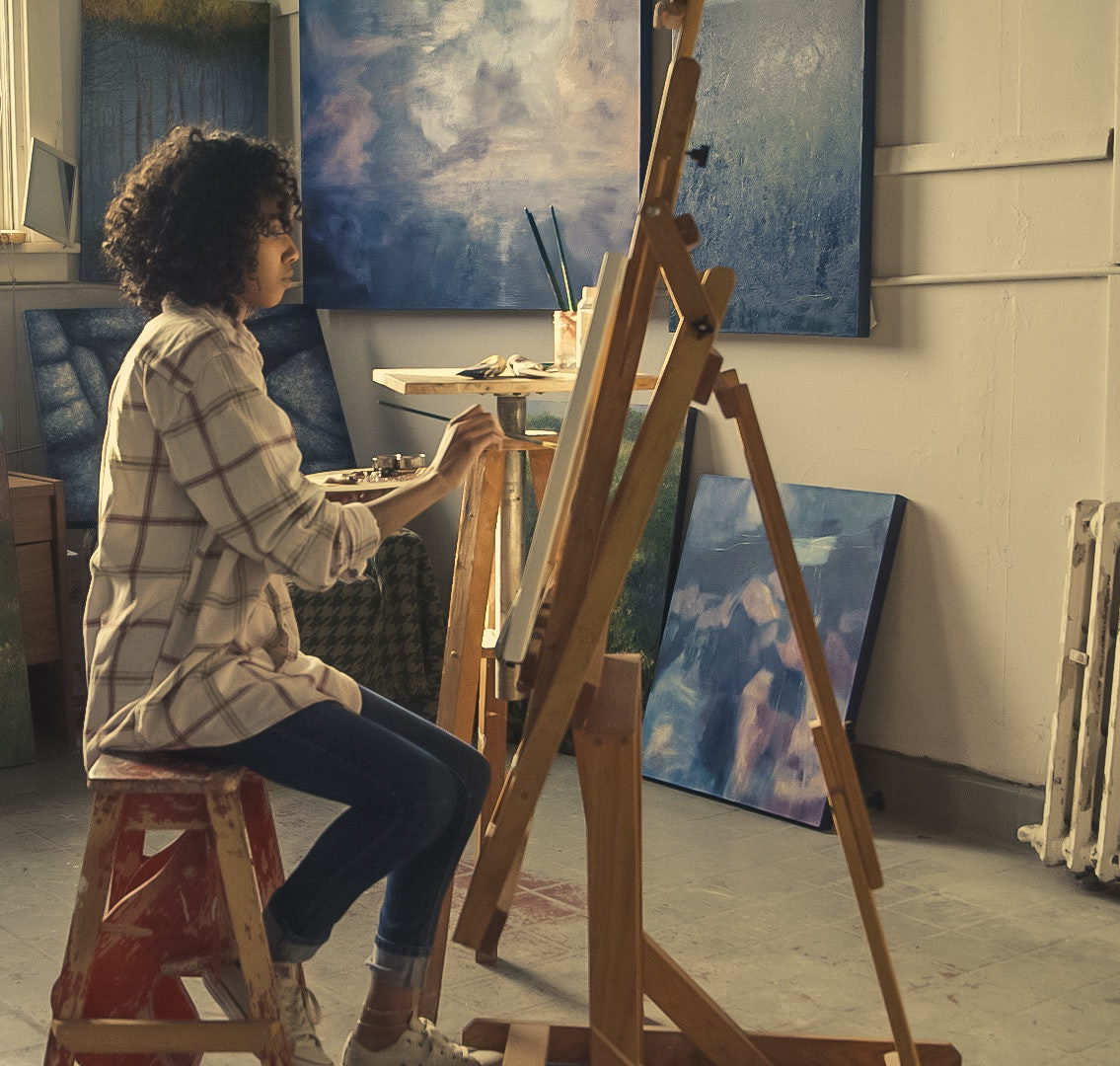 Girl Painting